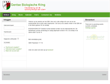 Tablet Screenshot of biologie-gent.be